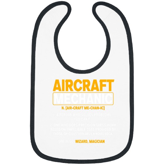 Aircraft Mechanic Noun Airplane Maintenance Technician Bibs