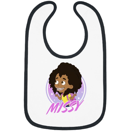 Big Mouth Missy ForemanGreenwald Sassy Portrait Bibs