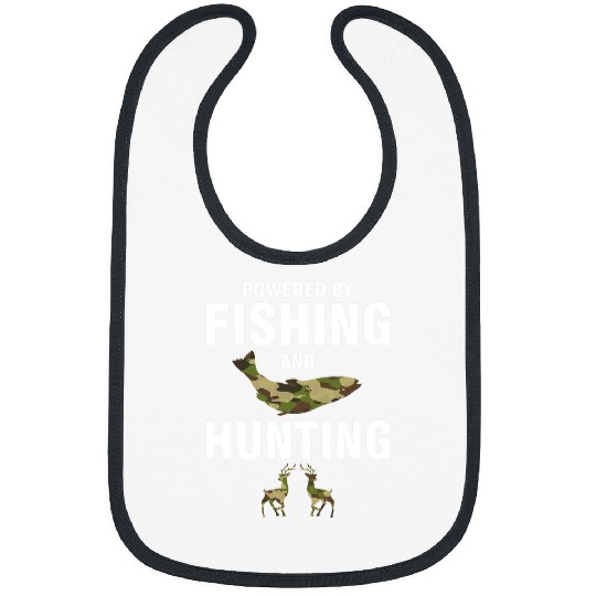 Fishing powered by fishing and hunting hunter Fisher Bibs