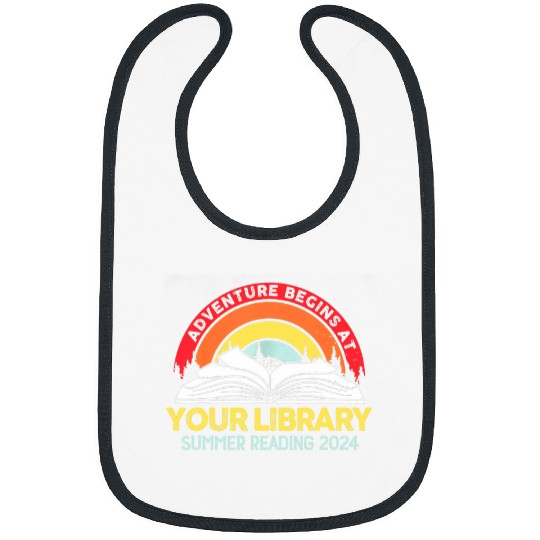 Adventure Begins At Your Library Summer Reads 2024 Vintage Bibs