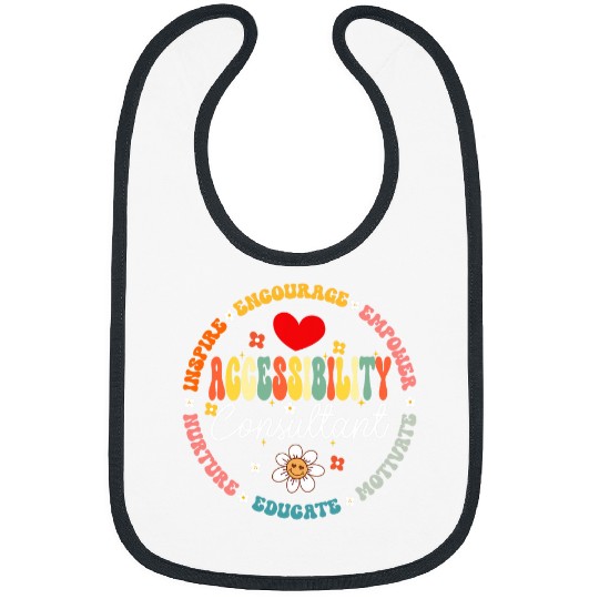 Accessibility Consultant Squad Special Education Teacher Ed 3 Bibs