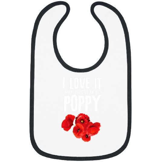 Big Poppy Flowers Floral Designer Gift 2Funny Florist Pun Bibs