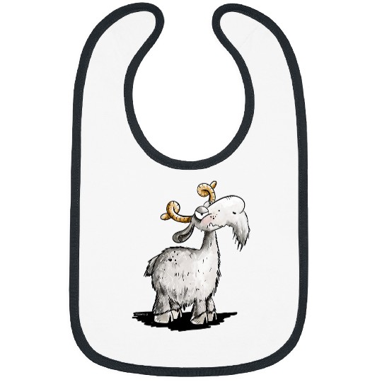 Goats Lover Grumpy Goats I Goats Statement Fun Farm Animal Bibs