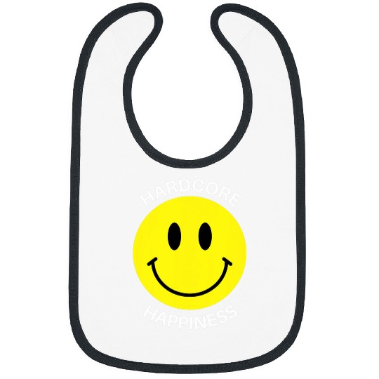 I Love Techno Music Acid House Smile Hardcore Happiness Bibs