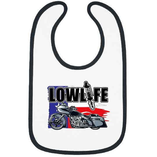 Bagger Motorcycle Texas Flag  Chicano Vicla Lowrider Bikes Bibs