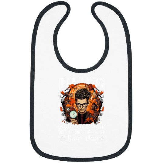 As A Hair Stylist Funny Barber Halloween Hair Day Costume Bibs