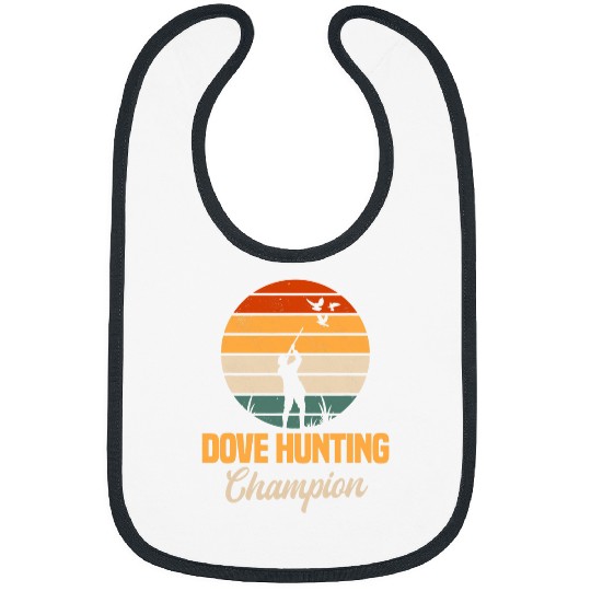 Dove Hunting Retro vintages Bird Pigeon Hunter Huntress Bibs