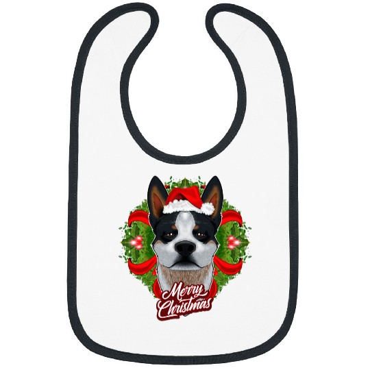 Australian Cattle Dog Lover I Christmas Blue Heeler Bibs