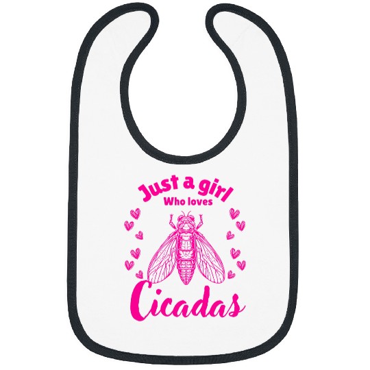 Funny Bug Lover Entomologist Summertime Of Cicadas Fest 2024 Bibs