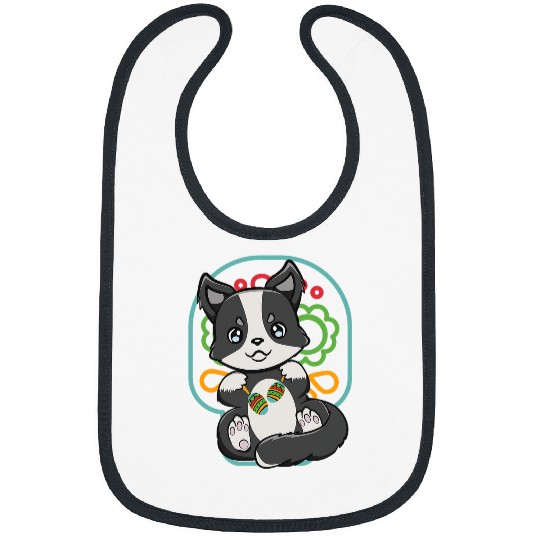 Border Collie 5 De Mayo Mexican Fiesta Cinco De Mayo Bibs