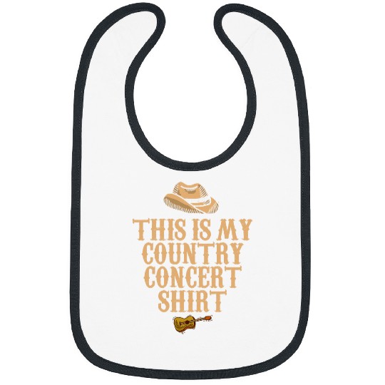 Cool Country Concert For Men Women Country Music Lover 2 Bibs