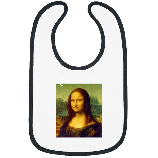 Famous Painting Mona Lisa Art of Leonardo da Vinci Artist 1 Bibs