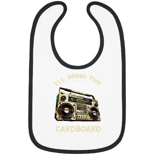 Hip Hop Dance Ill Bring The Music 1990s Oldschool Boombox Bibs