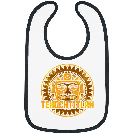 Aztec Calendar Mexican Native Mayas Mayans Art Tenochtitlan 21 Bibs