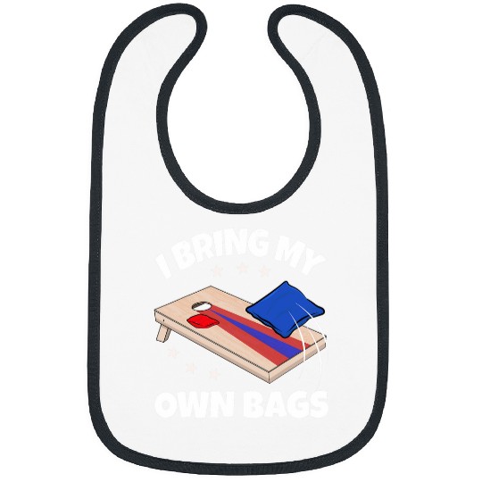 Lacrosse Gift I Bring My Own Bag Funny Women Corn Hole Gammer Bibs