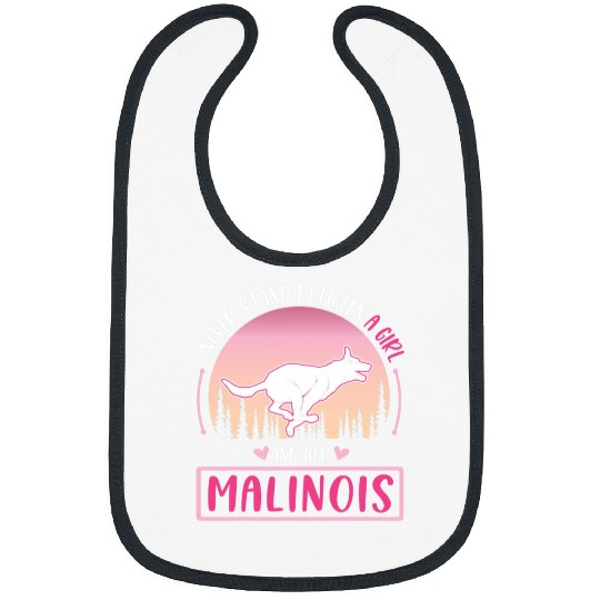 Belgian Malinois Girl Dutch Shepherd Dog Mechelse Herder 3 Bibs