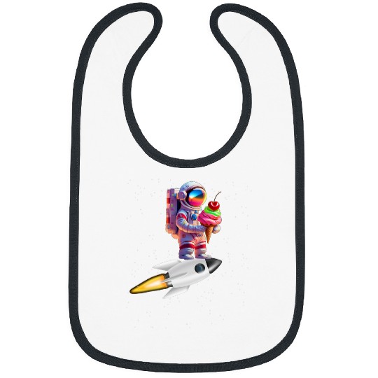 Astronaut Ice Cream Galaxy Astronomy Science Bibs