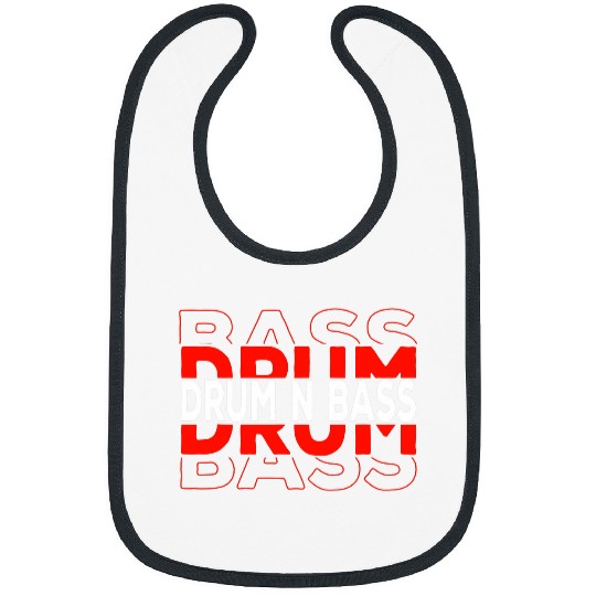 Drum n Bass DNB Astronaut Space Electro Music Drum and Bass Bibs