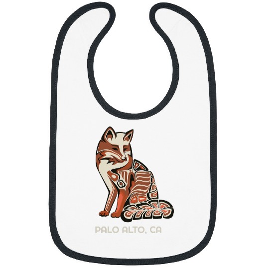 californias Palo Alto Tribal Fox Native American Bibs