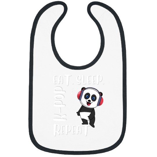 Eat  Sleep  K Pop  Repeat  Korean Music Bibs