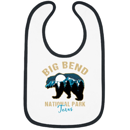 Big Bend National Park Texas Bear Camping Hiking Souvenir Bibs