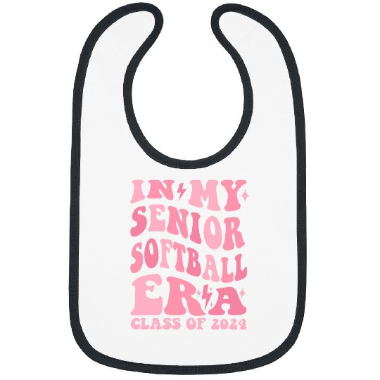 In My Senior Softball Era High School Senior Year 2024 Gift Bibs