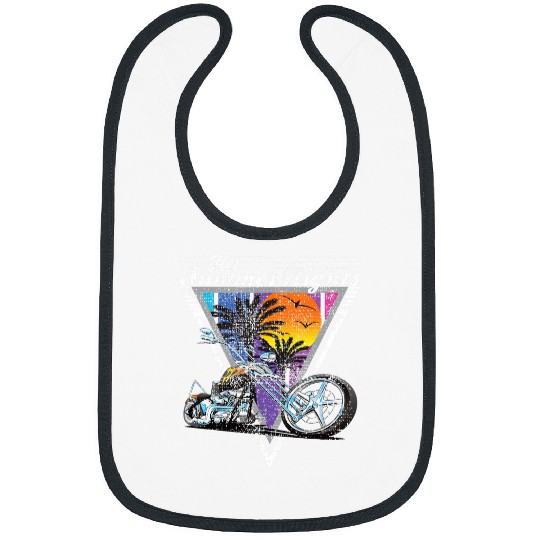 Hot Summer Nights 80s Tropical vintages Retro Motorcycle Bibs