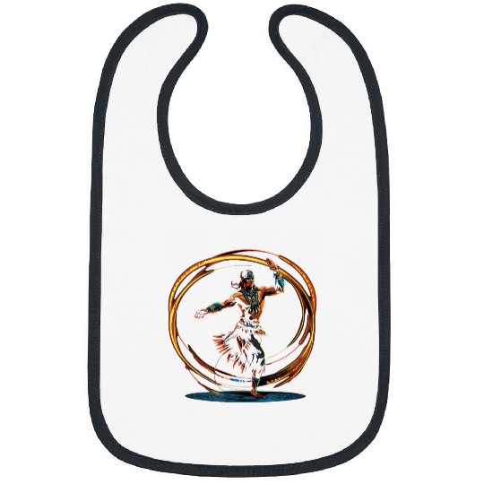 Hoop Dancer Native American Indian Tribe Tribal Dance Men Bibs