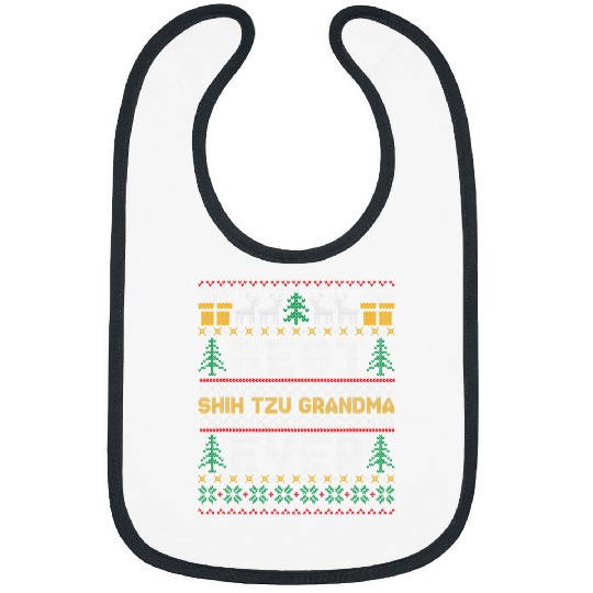 Group Matching bests Shih Tzu Grandma Ever Ugly xmass Sweater Bibs
