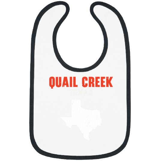 Quail Creek Texas USA State America Travel Texas Bibs