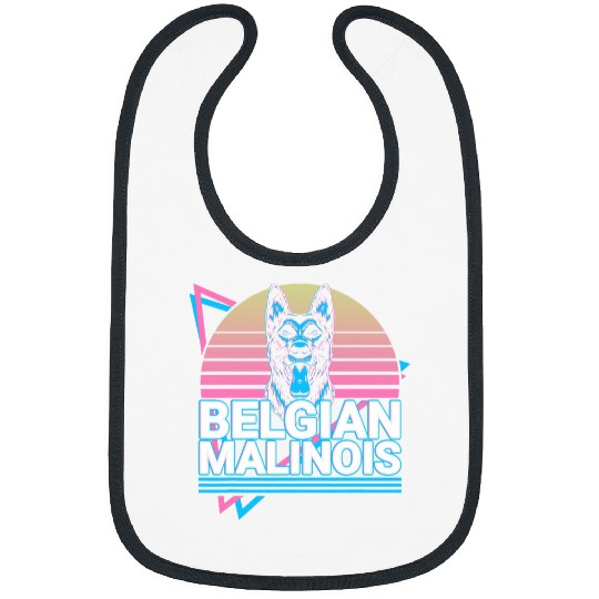 Belgian Malinois Retro 1 Bibs