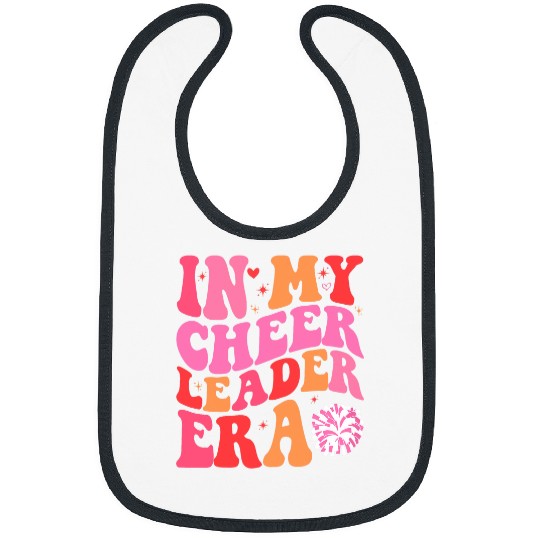 Funny Cheer Quote In My Cheerleader Era cheerleading coach Bibs