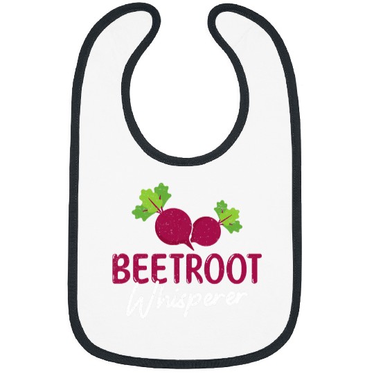 Funny Beetroot Whisperer Beetroot Vegetable Farmer Beet Fans Bibs