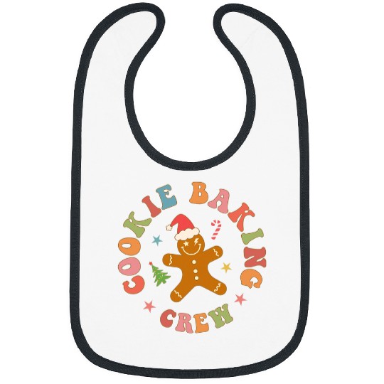 Cookie Baking Crew Christmas Festive Holiday Baking Design Bibs