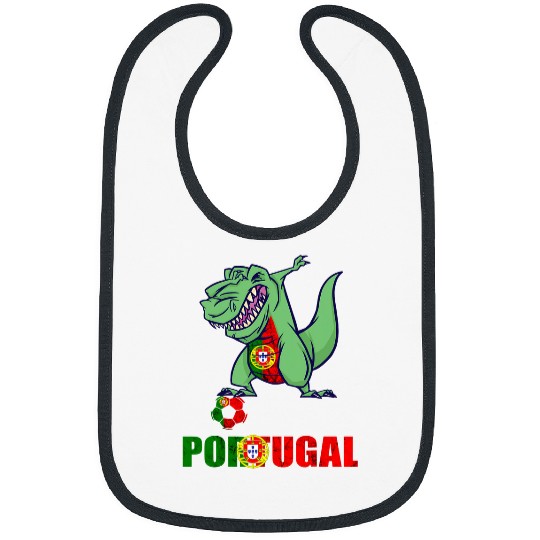 Dabbings TRexs Dino Portugal Soccer Portuguese Roots Portugal Bibs