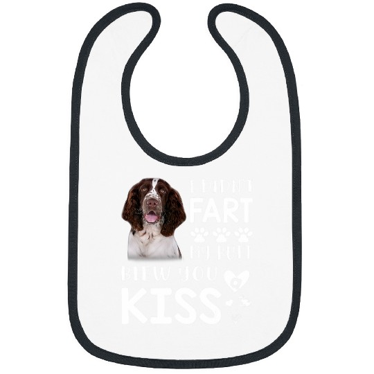Funny English Springer Spaniel Mom Dad Dog Lovers Gift Bibs