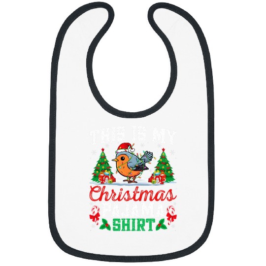 Robin Christmas Santa Hat Pajama   Robin Lover Bibs