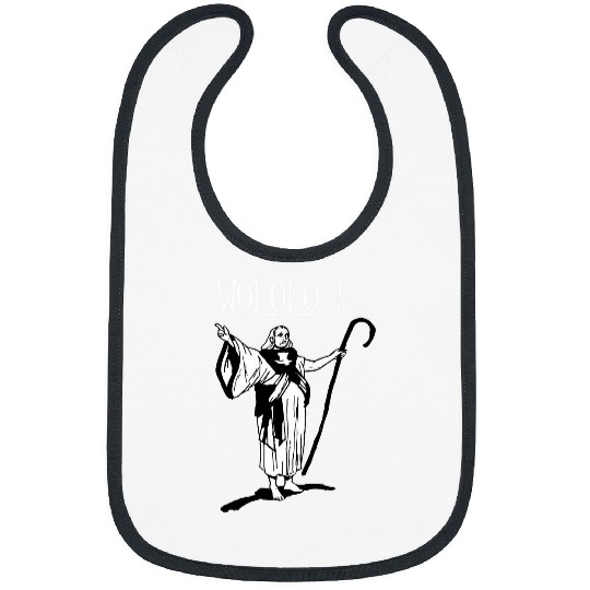 Geek for Empire Game Fans Monk Age Wololo Bibs