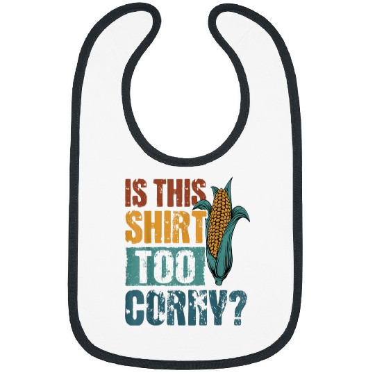 Corn Lover Retro vintages Farmer Maize Enthusiast Bibs