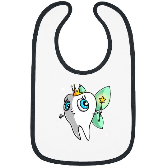 Cute Tooth Fairy Gift 2Funny Dental Hygienist Fantasy Folk Bibs