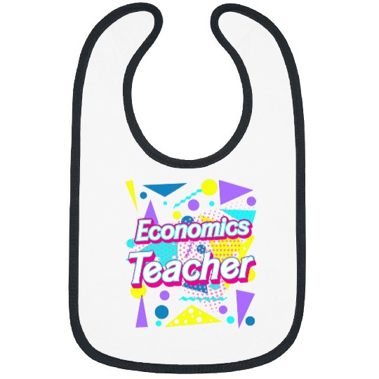 Economics Teacher Retro vintages Happy First Day Of School Bibs