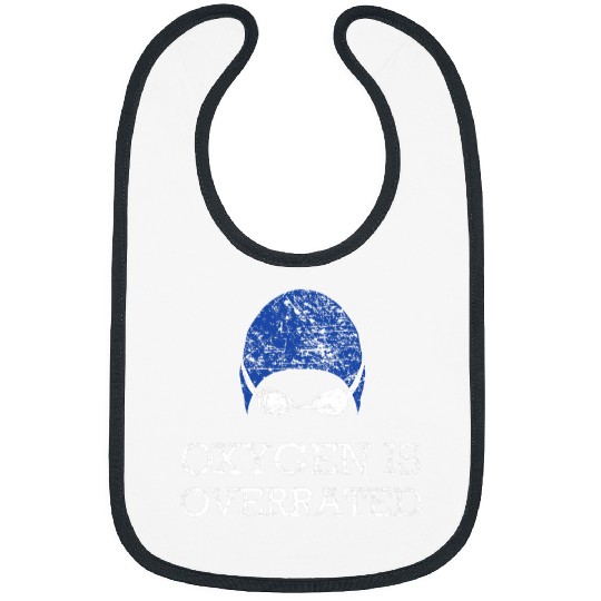 Swimming Pool Oxygen is Overrated Funny Swimming Swim Team Gift Bibs