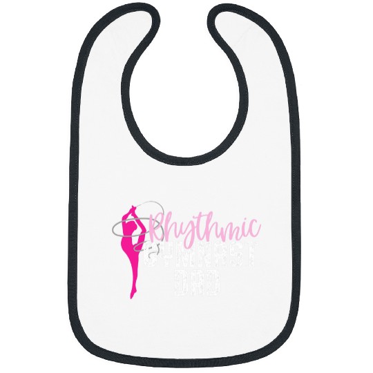Cute Rhythmic Gymnast Dad Design Gymnastics Bibs