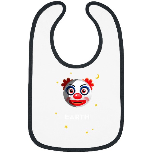Funny Clown World Clownworld Planet Earth Bibs
