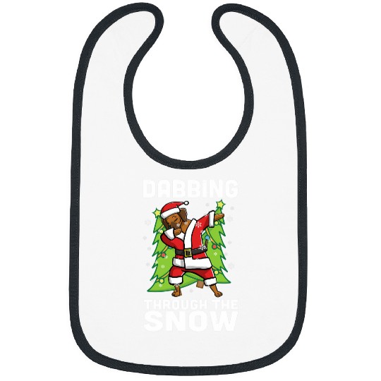 Dabbings Through The Snow Rhodesian Ridgeback Christmas Dog Bibs