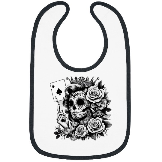 Chicana Chicano Camisa Cute Chicano Tattoo Art Clown Bibs