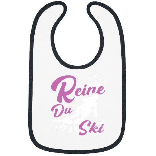 Skiing Ski Womens Winter Sports Skier Queen of Skiing Bibs