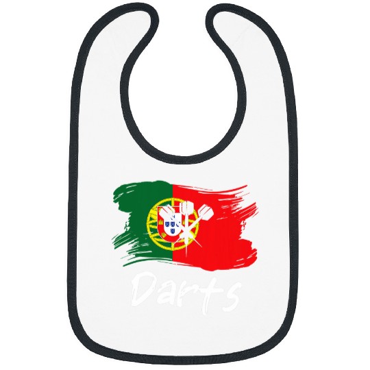 Darts Portuguese Flag Dart Throwing Portugal Country Dartist Bibs