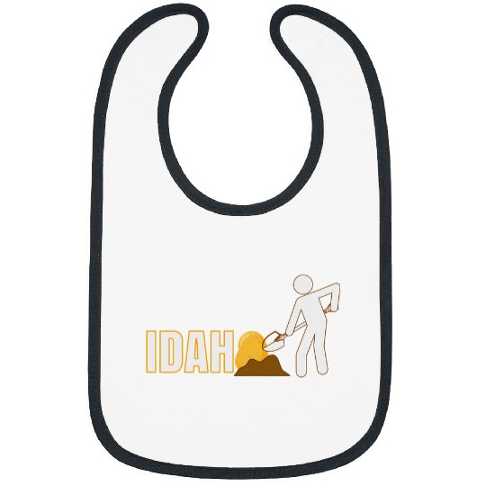 Lacrosse Gift Idaho Potato State Vegetable Tuber Farmer Funny Souvenir Bibs