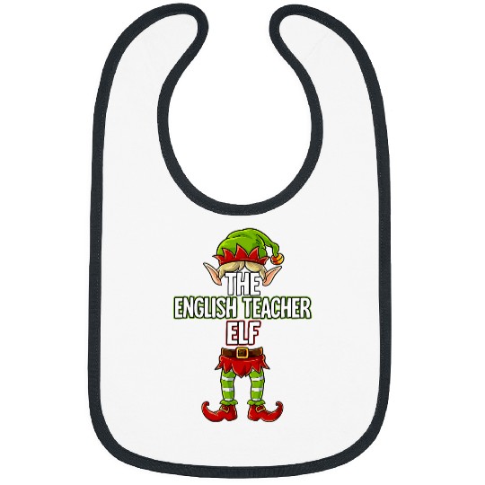 English Teacher Elf Bibs